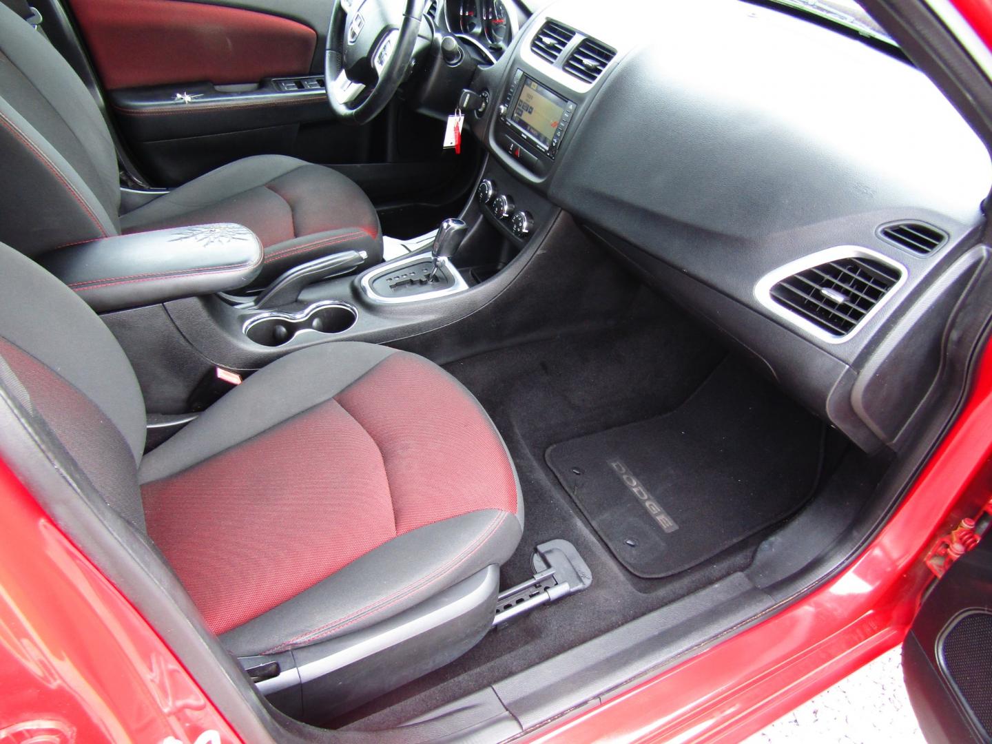 2012 Red Dodge Avenger SXT (1C3CDZEG1CN) with an 3.6L V6 DOHC 24V engine, Automatic transmission, located at 15016 S Hwy 231, Midland City, AL, 36350, (334) 983-3001, 31.306210, -85.495277 - Photo#7